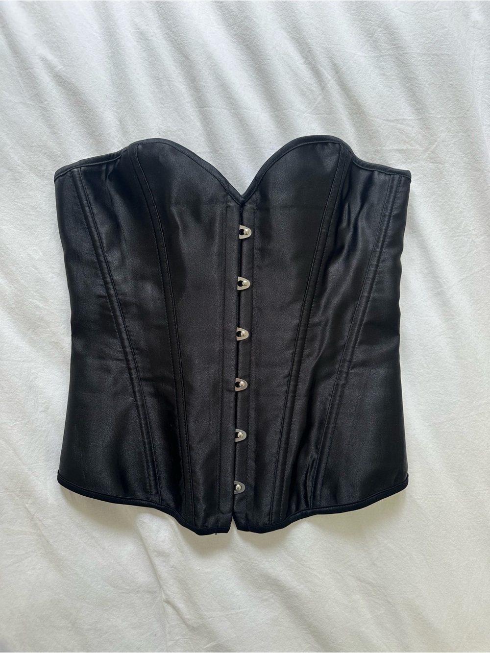 Sleek Black Corset Top